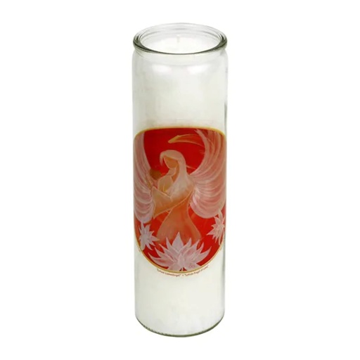[8718657460185] Bougie parfumée Lotus Angel of Love | 21x6.5 cm