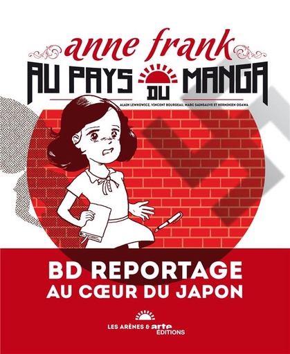 Couverture du livre Anne Frank au pays du manga de Alain Lewkowicz