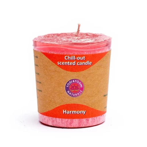 [8718657460444] Bougie Chill Out parfumée Harmony - Stearine | 4.5x4 cm