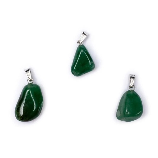 [8718657460581] Pendentif Aventurine verte avec crochet | ±1-2.5 cm