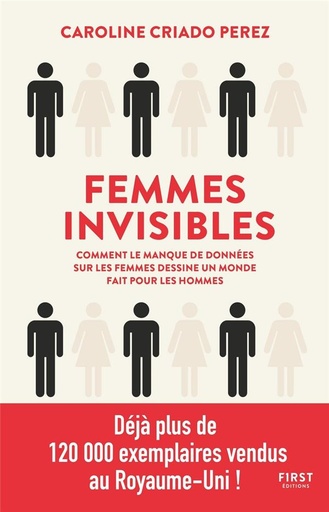Couverture du livre Femmes invisibles - Comment le manque de données sur les femmes dessine un monde fait pour les hommes de Caroline Criado Perez