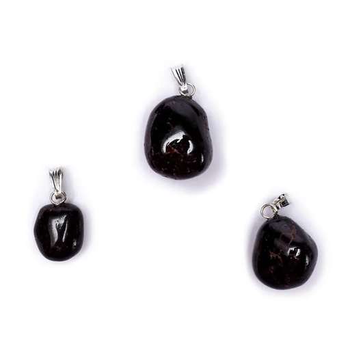 [8718657460932] Pendentif Grenat avec crochet | ±0.5-2cm