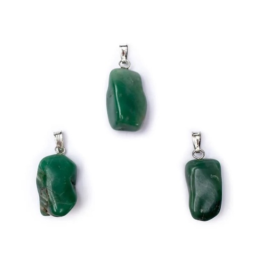 [8718657460970] Broche pendentif Jadéite percée | ±1-2.5cm