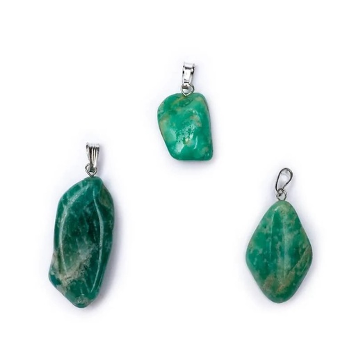 [8718657461465] Broche pendentif pierre Amazonite percée