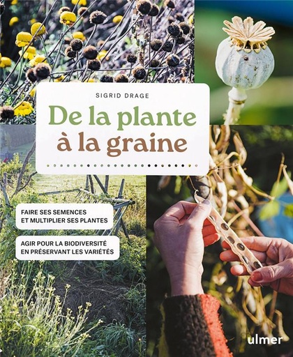 [9782379223457] De la plante à la graine - Faire ses graines et multiplier ses plantes - Agir pour la biodiversité en préservant les variétés