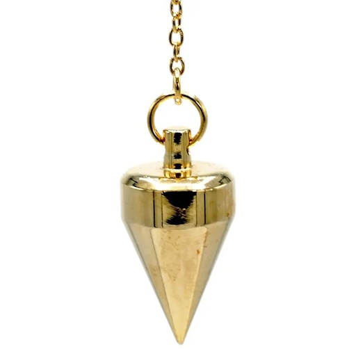 [8718657461816] Pendule en laiton plaqué or | 18 g; 3 cm
