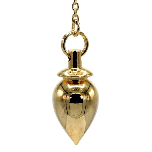 [8718657461854] Pendule en laiton plaqué or | 20 g; 2 cm
