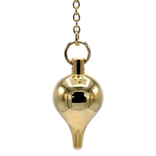 [8718657462820] Pendule en laiton plaqué or | 27 g; 3 cm