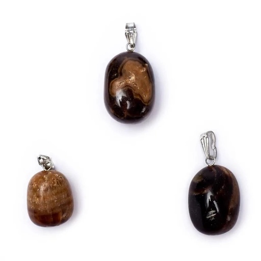 [8718657462929] Pendentif Calcite miel avec crochet | ±1-2.5cm