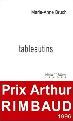 [9782851572455] Tableautins suivi des limbes au jour