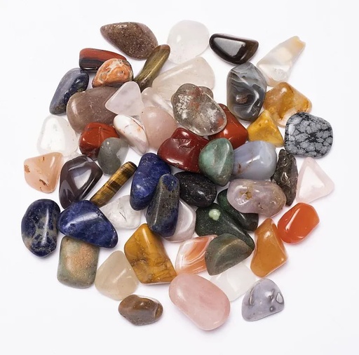 [8718657463162] Mix pierres polies Afrique du Sud qualité A | ±800g; ±2-3cm