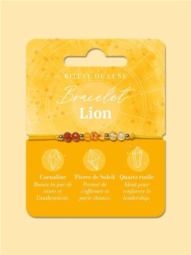 [3760398180995] Bracelet Astrologie Lion