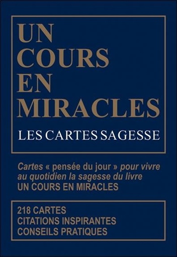 [9782924968116] Un cours en miracles - Les cartes sagesse