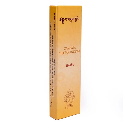 [8718657463728] Encens Tibétain Zambala Wealth | 20 g