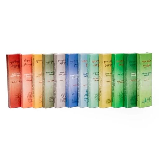 [8718657463735] Encens Tibétain SET de 12 boites | 20 g