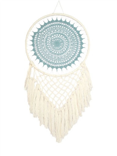 [3660341739440] Attrape-rêves Macramé Vert sauge 30 cm