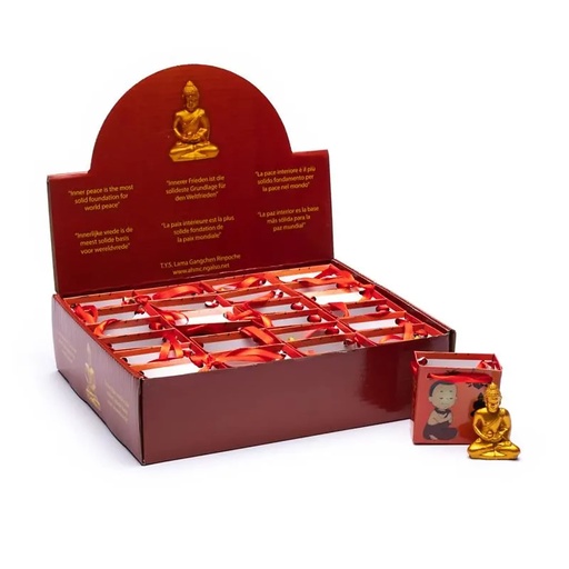 [8718657464497] Bouddha de la Méditation dans sac cadeau | 22 g; 5.3 cm