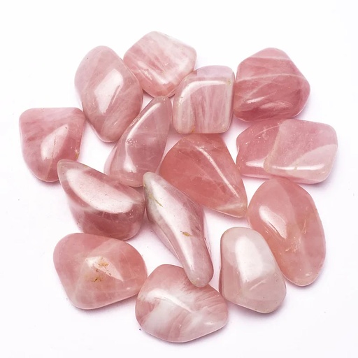 [8718657464947] Quartz rose clair pierres polies qual. A | ±500g; ±4.5-8.5cm