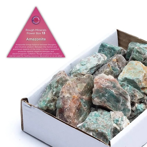 [8718657465227] Power box 13 Amazonite equilibrant | ±700-900g