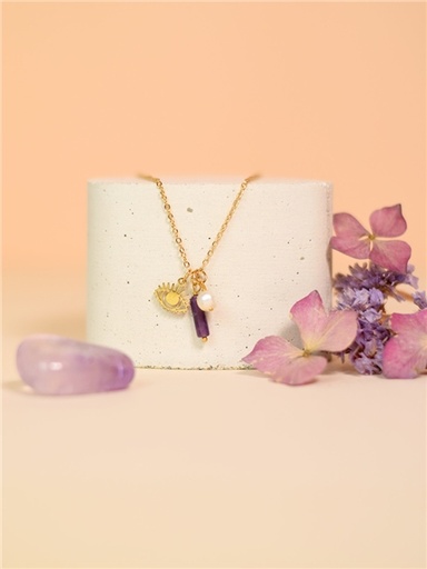 [3660341754016] Collier Pierre de Naissance Février