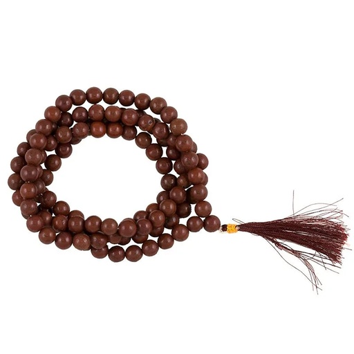 [8718657465982] Mala jaspe rouge 108 perles | 0.8 cm