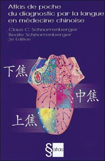 Couverture du livre Atlas de poche du diagnostic par la langue en médecine chinoise de Beate Schnorrenberger