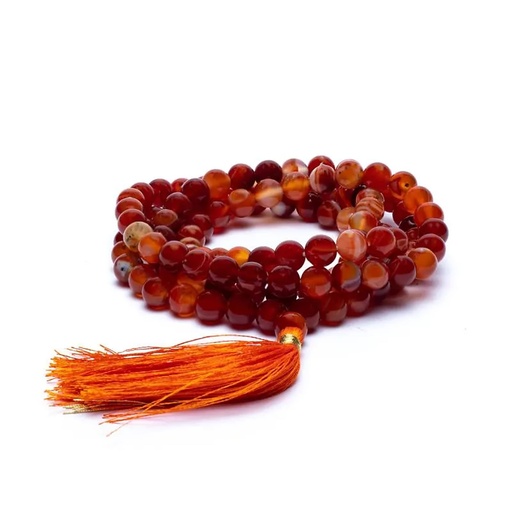 [8718657466118] Mala Cornaline 108 perles