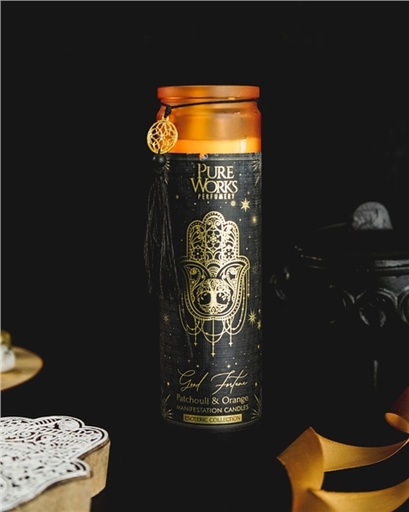 [8903833921110] Bougie parfumée Esoteric Good Fortune - Patchouli et Orange 300 grs