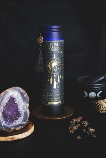 [8903833921080] Bougie parfumée Esotéric Boho Dreams - Myrrhe et Bois de Santal 300 grs