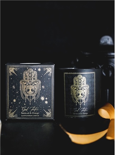 [8903833921479] Bougie parfumée Esoteric Good Fortune - Patchouli et Orange 120 grs