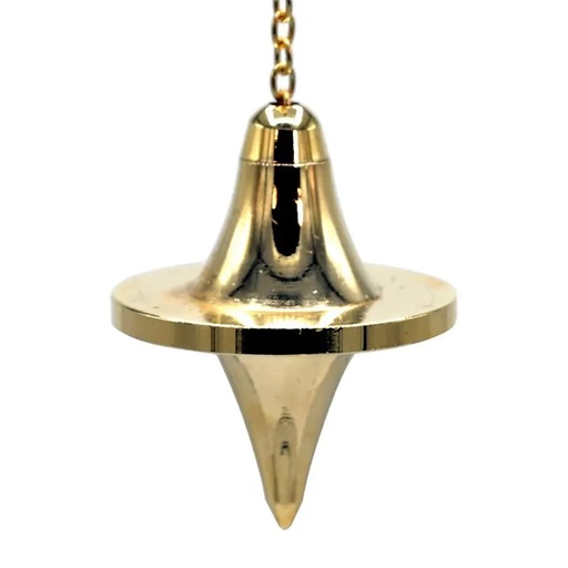 [8718657466682] Pendule en laiton doré | 26 g; 3.5 cm