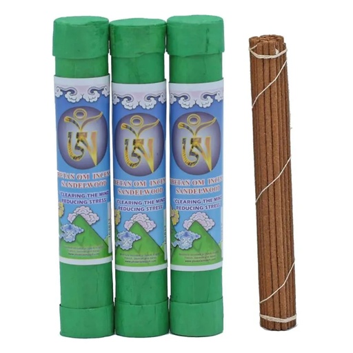 [8718657467658] Encens Tibétain OM Sandalwood | 35 g