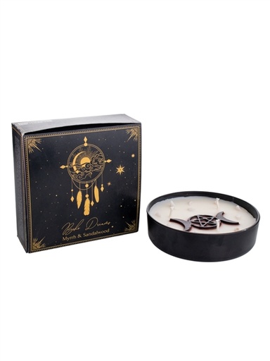 [8903833927778] Bougie parfumée Esotéric Boho Dreams - Myrrhe et Bois de Santal 200 grs