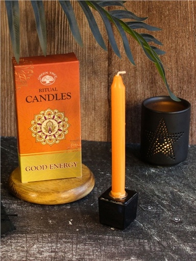[7434626788722] Bougies à rituel - Bonne Energie - Oranges