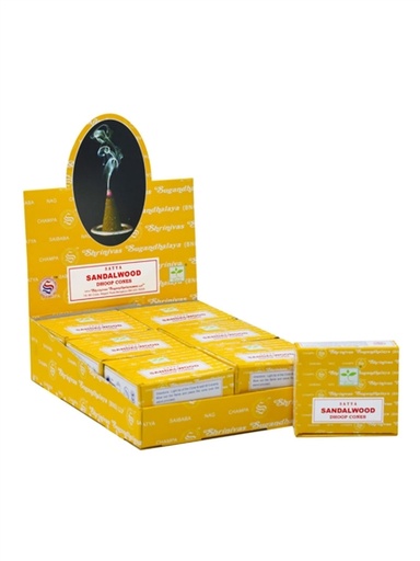 [8904245401009] Encens Satya - Bois de Santal - Dhoop cônes