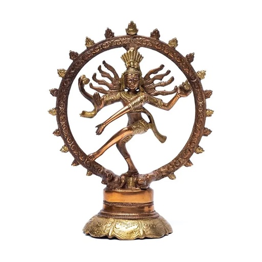 [8718657468365] Shiva Nataraj laiton bicolore | 736 g; 20 cm