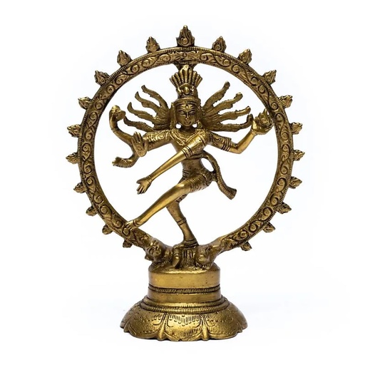[8718657468372] Shiva Nataraj laiton monochrome | 702 g; 20 cm