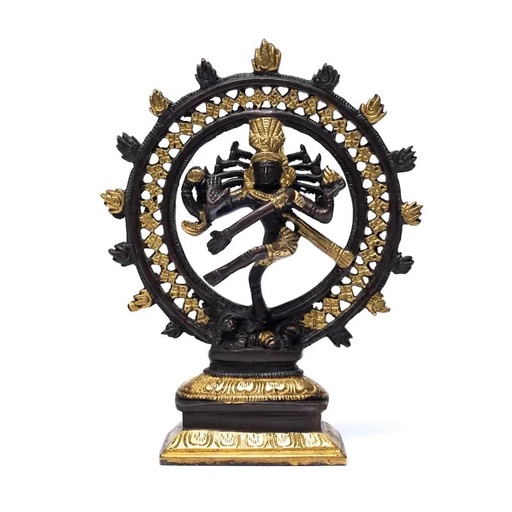 [8718657468525] Shiva Nataraj laiton bicolore | 1020 g; 20 cm