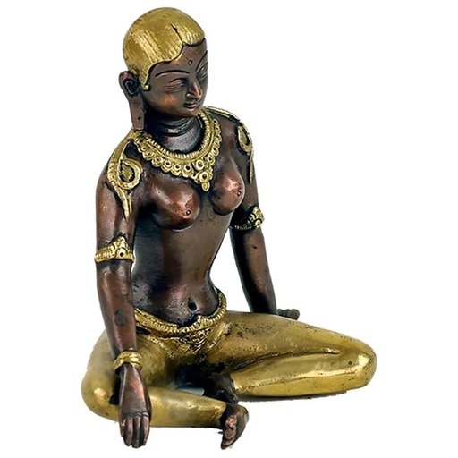 [8718657468556] Statue Parvati bicolore | 1100 g; 15 cm
