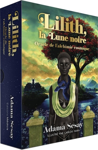 Couverture du livre Lilith, la lune noire - Oracle de l'alchimie cosmique de Adama Sesay