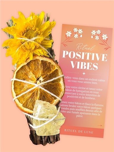 [3760398182005] Rituel de fumigation Positive Vibes