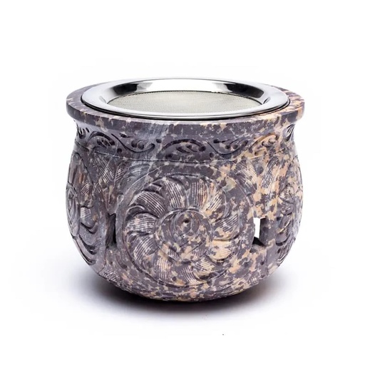[8718657469713] Encensoir -lampe aromatique pierre à savon | 1500 g; 14 cm