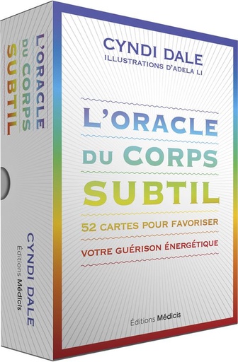 Couverture du livre L'oracle du corps subtil - 52 cartes pour favoriser votre guérison énergétique de Cyndi Dale