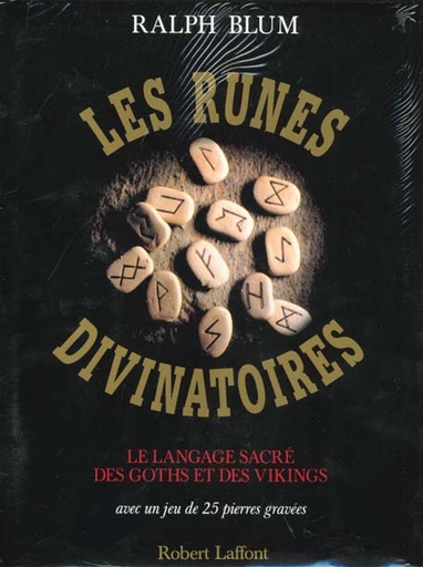 [épuisé] Les Runes Divinatoires. Le Langage Sacre Des Goths Et Des Vikings, Avec Un Jeu De 25 Pierres Gravees