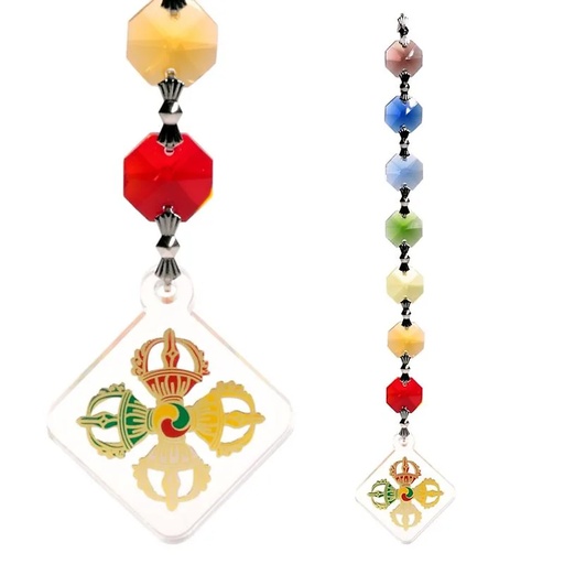 [8718969170093] Feng Shui décoration de protection double Vajra | 20 cm