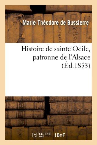 [9782012195509] Histoire de sainte Odile, patronne de l'Alsace