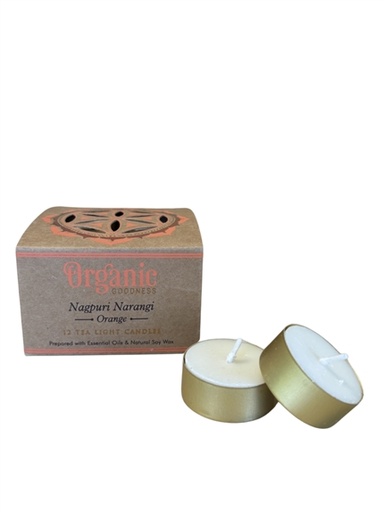 [8903833915409] Bougie chauffe - plat parfumée Organic Orange