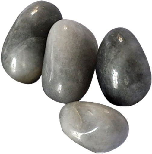 [3660341649350] Pierres roulées Agate Grise - 1 kilo