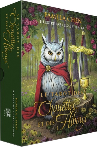 Couverture du livre Le Tarot des Chouettes et des Hiboux - 78 cartes mystiques de Elisabeth Alba