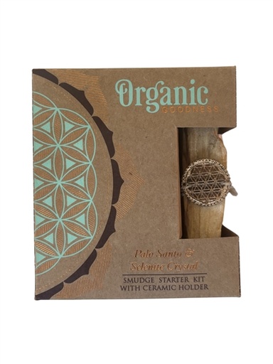 [8903833916277] Kit de fumigation Palo santo et Sélénite